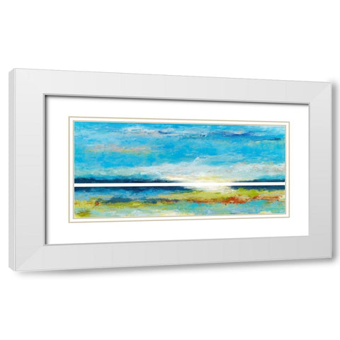 Tidings White Modern Wood Framed Art Print with Double Matting by Bothne, Janet