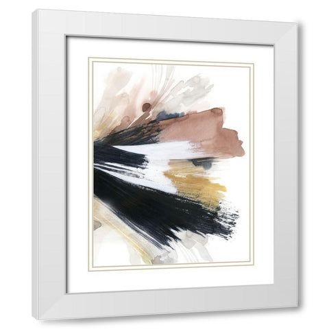 Desert Eruption II White Modern Wood Framed Art Print with Double Matting by Popp, Grace