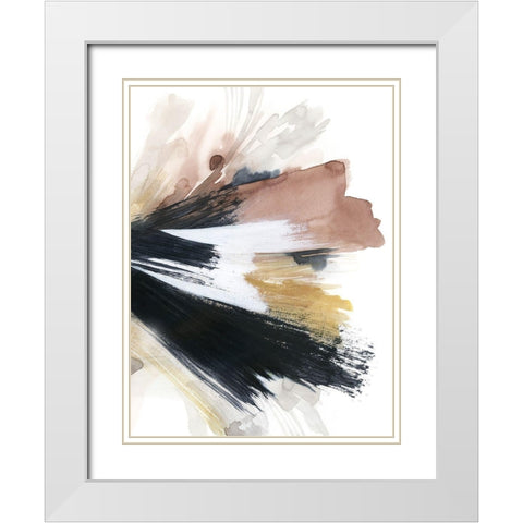 Desert Eruption II White Modern Wood Framed Art Print with Double Matting by Popp, Grace