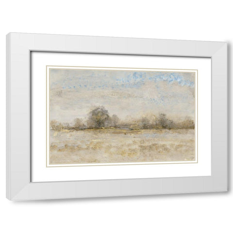 Late Harvest II White Modern Wood Framed Art Print with Double Matting by OToole, Tim