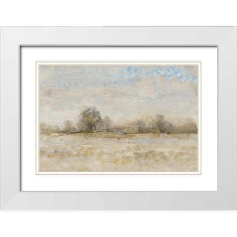 Late Harvest II White Modern Wood Framed Art Print with Double Matting by OToole, Tim