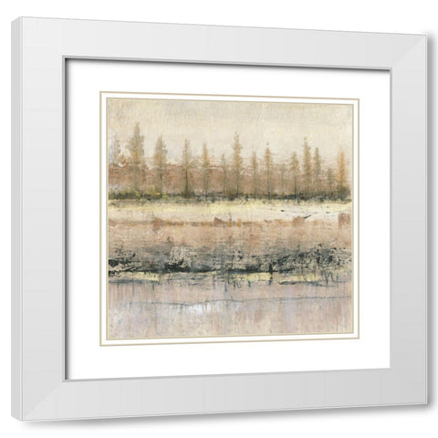 What Lies Beneath I White Modern Wood Framed Art Print with Double Matting by OToole, Tim