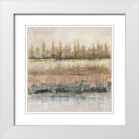 What Lies Beneath II White Modern Wood Framed Art Print with Double Matting by OToole, Tim