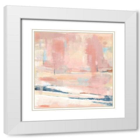 Illusion II White Modern Wood Framed Art Print with Double Matting by OToole, Tim