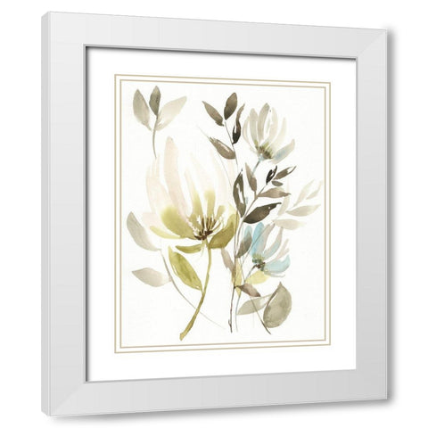 Winter Arrangement II White Modern Wood Framed Art Print with Double Matting by Goldberger, Jennifer