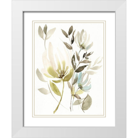 Winter Arrangement II White Modern Wood Framed Art Print with Double Matting by Goldberger, Jennifer