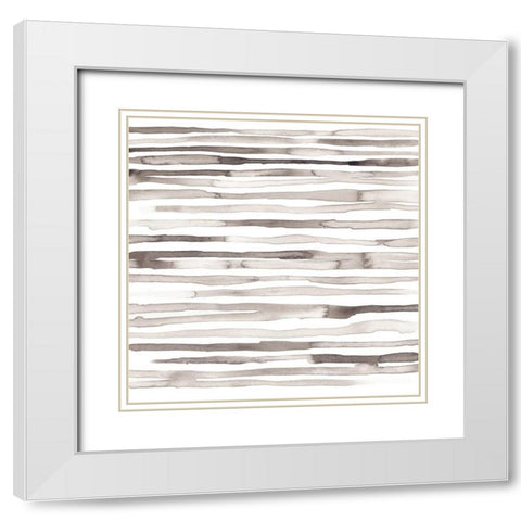 Subtle Signals I White Modern Wood Framed Art Print with Double Matting by Vess, June Erica