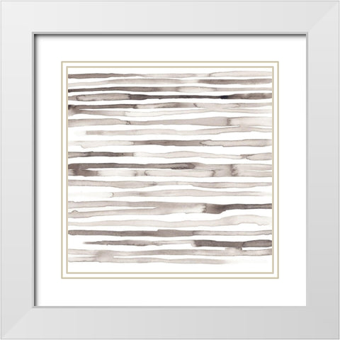 Subtle Signals I White Modern Wood Framed Art Print with Double Matting by Vess, June Erica
