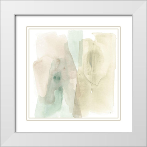 Subtle Signals V White Modern Wood Framed Art Print with Double Matting by Vess, June Erica