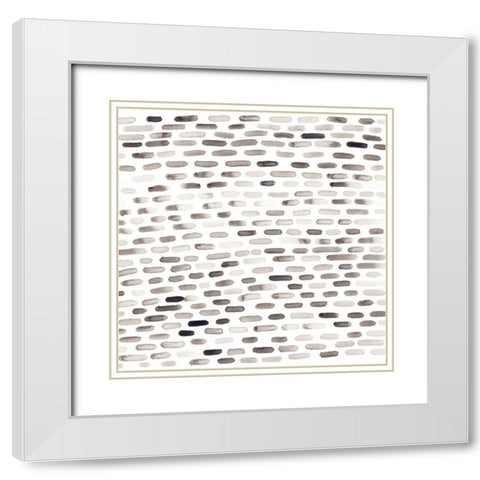 Subtle Signals VI White Modern Wood Framed Art Print with Double Matting by Vess, June Erica