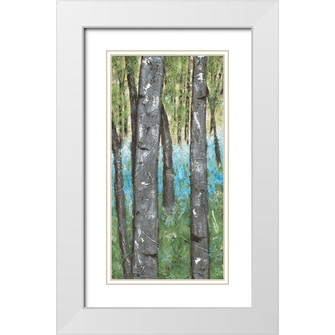 Deep Silence I White Modern Wood Framed Art Print with Double Matting by Reynolds, Jade