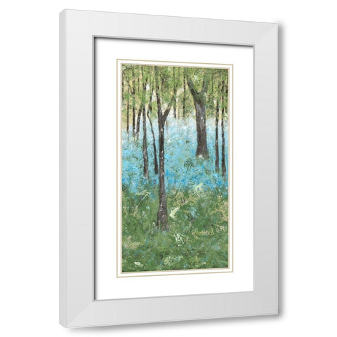 Deep Silence II White Modern Wood Framed Art Print with Double Matting by Reynolds, Jade