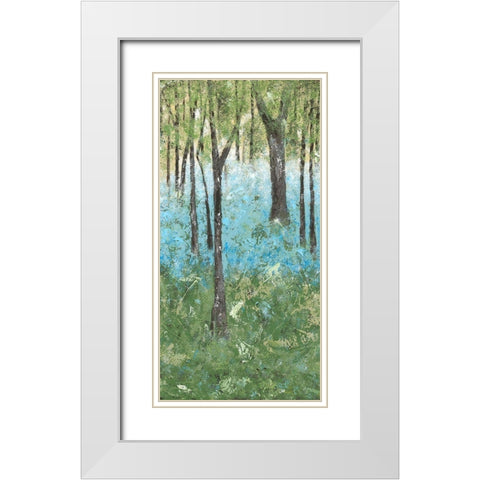 Deep Silence II White Modern Wood Framed Art Print with Double Matting by Reynolds, Jade