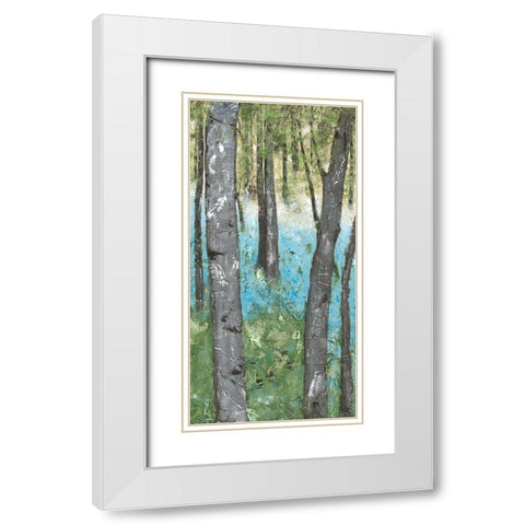 Deep Silence III White Modern Wood Framed Art Print with Double Matting by Reynolds, Jade