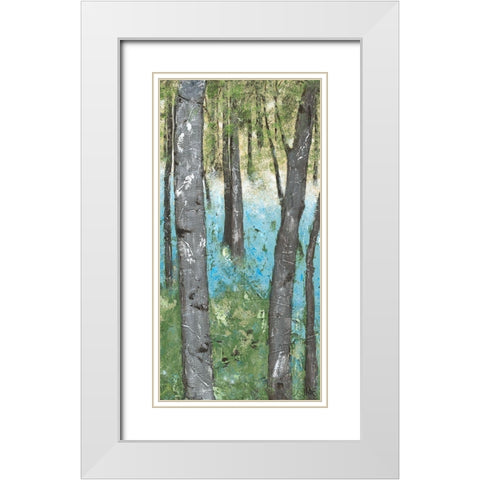 Deep Silence III White Modern Wood Framed Art Print with Double Matting by Reynolds, Jade