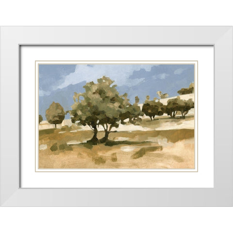 End of Summer I White Modern Wood Framed Art Print with Double Matting by Caroline, Emma