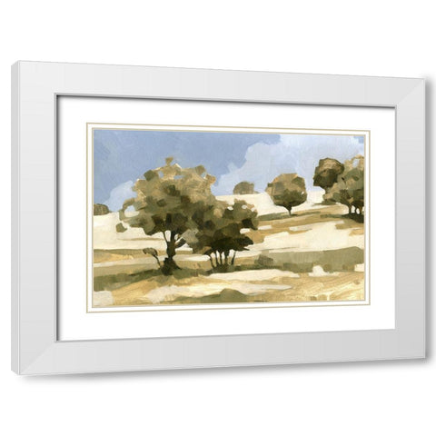 End of Summer II White Modern Wood Framed Art Print with Double Matting by Caroline, Emma