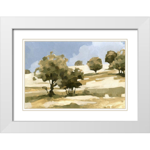 End of Summer II White Modern Wood Framed Art Print with Double Matting by Caroline, Emma