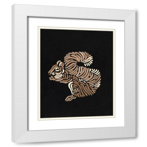 Forest Dweller II White Modern Wood Framed Art Print with Double Matting by Moore, Regina