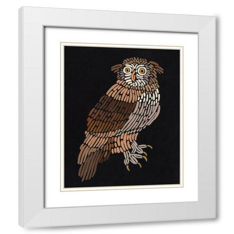 Forest Dweller V White Modern Wood Framed Art Print with Double Matting by Moore, Regina