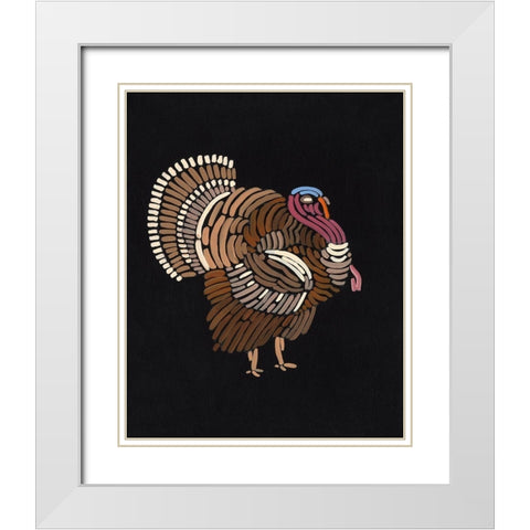 Forest Dweller VII White Modern Wood Framed Art Print with Double Matting by Moore, Regina