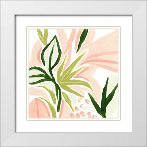 Island Whim II White Modern Wood Framed Art Print with Double Matting by Vess, June Erica
