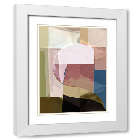 St. Ives 1 White Modern Wood Framed Art Print with Double Matting by Cartissi