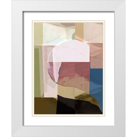 St. Ives 1 White Modern Wood Framed Art Print with Double Matting by Cartissi