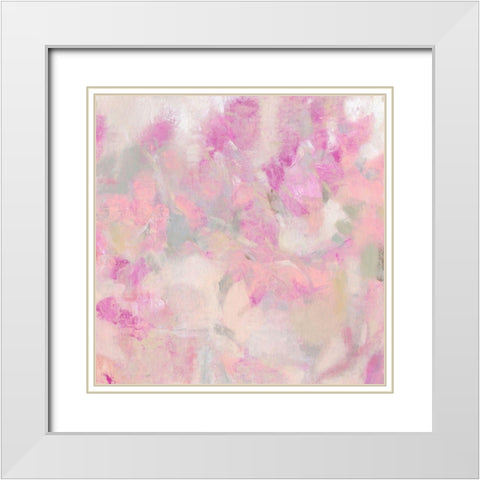 Blooming Shrub I White Modern Wood Framed Art Print with Double Matting by OToole, Tim