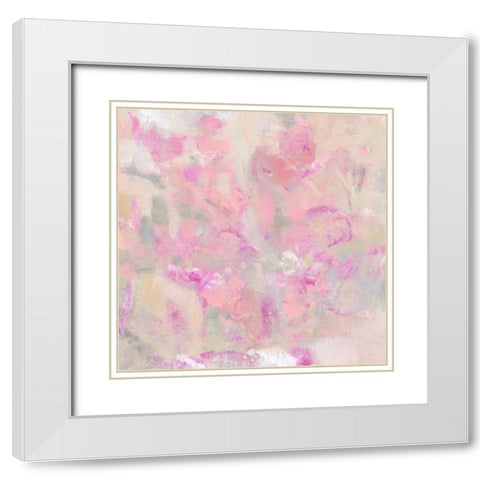 Blooming Shrub II White Modern Wood Framed Art Print with Double Matting by OToole, Tim