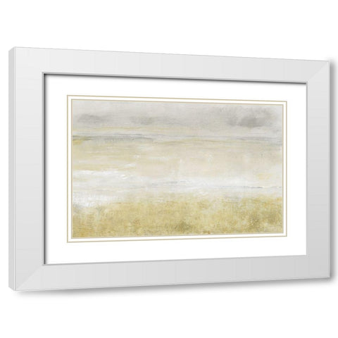 Embellished Squall I White Modern Wood Framed Art Print with Double Matting by OToole, Tim