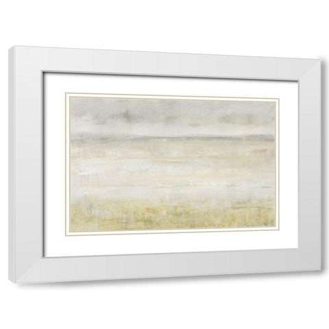 Embellished Squall II White Modern Wood Framed Art Print with Double Matting by OToole, Tim