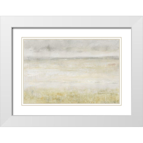 Embellished Squall II White Modern Wood Framed Art Print with Double Matting by OToole, Tim