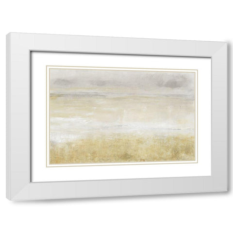 Squall I White Modern Wood Framed Art Print with Double Matting by OToole, Tim