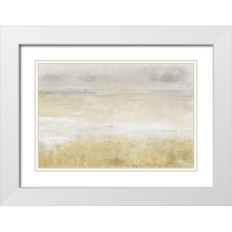 Squall I White Modern Wood Framed Art Print with Double Matting by OToole, Tim