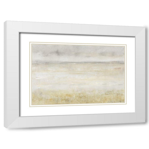 Squall II White Modern Wood Framed Art Print with Double Matting by OToole, Tim