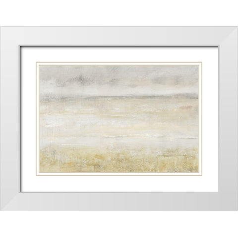 Squall II White Modern Wood Framed Art Print with Double Matting by OToole, Tim