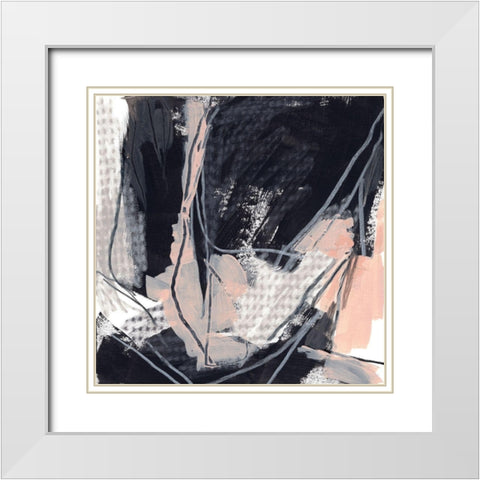 Indicator I White Modern Wood Framed Art Print with Double Matting by Vess, June Erica