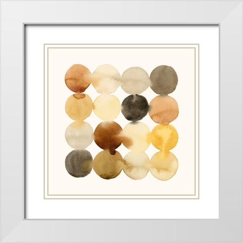 Spherical Sunlight I White Modern Wood Framed Art Print with Double Matting by Popp, Grace