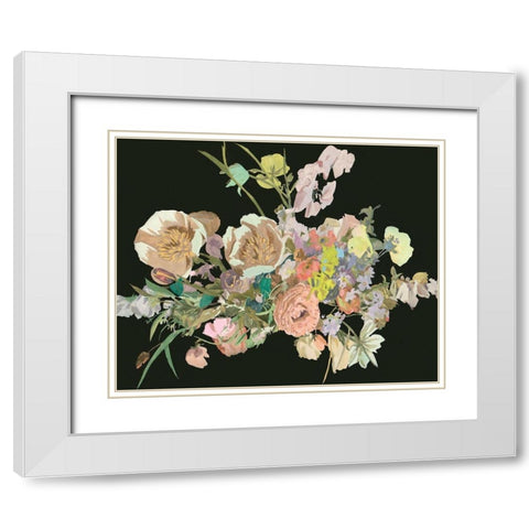 Blooming in the Dark IV White Modern Wood Framed Art Print with Double Matting by Wang, Melissa