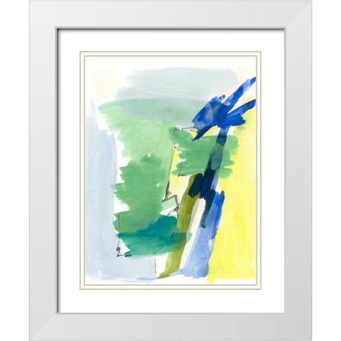 Wicklow III White Modern Wood Framed Art Print with Double Matting by Barnes, Victoria