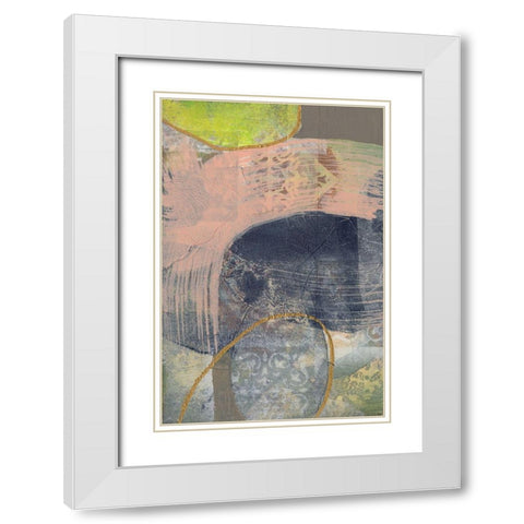 Betwixt II White Modern Wood Framed Art Print with Double Matting by Goldberger, Jennifer