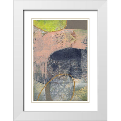 Betwixt II White Modern Wood Framed Art Print with Double Matting by Goldberger, Jennifer