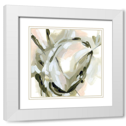 Spring Cycle I White Modern Wood Framed Art Print with Double Matting by Vess, June Erica