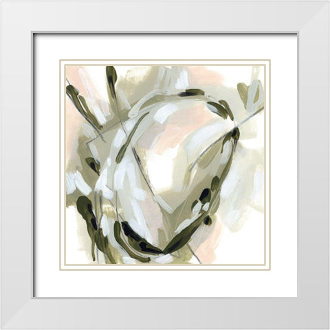 Spring Cycle I White Modern Wood Framed Art Print with Double Matting by Vess, June Erica