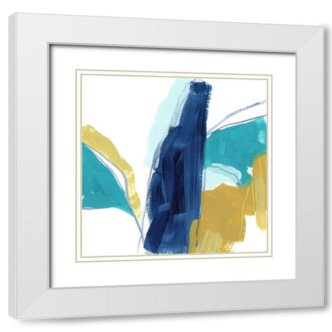 Bottleneck I White Modern Wood Framed Art Print with Double Matting by Vess, June Erica