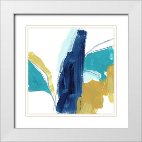 Bottleneck I White Modern Wood Framed Art Print with Double Matting by Vess, June Erica