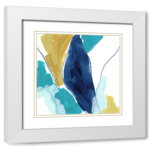 Bottleneck II White Modern Wood Framed Art Print with Double Matting by Vess, June Erica