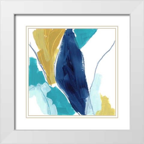 Bottleneck II White Modern Wood Framed Art Print with Double Matting by Vess, June Erica