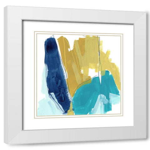 Bottleneck III White Modern Wood Framed Art Print with Double Matting by Vess, June Erica